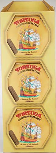 Tortuga Caribbean Golden Original Rum Cake, 4-Ounce Boxes (Pack of 6)