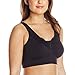 JUST MY SIZE womens Pure Comfort Lace Plus Size Mj1271 Bras, Black, XX-Large US