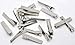 JGFinds Silver Tone Blank Hair Clips for DIY Crafts & Hair Accessories, 50 Pack (40 x 8mm)