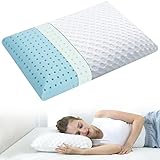 MUUEGM Gel Memory Foam Pillows, Cooling Pillow for