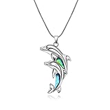 Stainless Steel Chain Dolphin Pendant Necklace 20