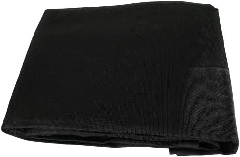 Black Mesh 15x20 Heavy Duty UV Screen Shade Canopy Patio Yard Tarp Sun Cover