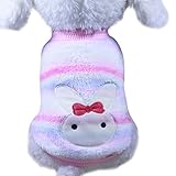 Sumen Cute Dog Clothing Sweater Small Puppy Shirt Soft Cat Coats (XXS, A)