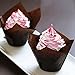 Tulip Baking Cups 150-Pack Natural Cupcake Muffin Paper Liners Grease-Proof Wrappers for Wedding, Birthday Party, 1.96 x 3.14 Inch, Brown Color