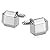 Daesar Jewelry Stainless Steel Polygon High Polish Mens Cufflinks