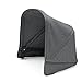 Bugaboo Donkey2 Sun Canopy, Grey Mélange - Extendable Sun Shade for Full Weather Protection, Machine Washable