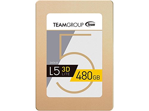 Team Group 480GB L5 LITE 3D 2.5" SATA III 3D NAND Internal Solid State Drive (SSD) T253TD480G3C101