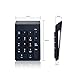 Wireless Numeric Keypad, Wirezoll 2.4G Number Pad, 18 Keys Wireless Silent Numeric Keypad with Mini USB Receiver, for Laptop, PC, Desktop, Notebook and More - Black