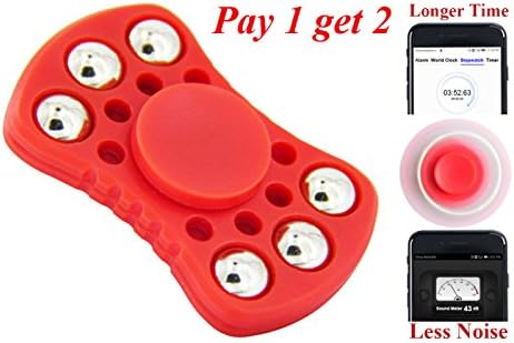 Afine Hand Spinner Fidget Special Design with 6 Balls as Fidget Cube Best Stress Reducer Toys Rolling 180 Seconds More