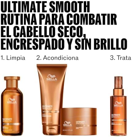 Ultimate Smooth - Champô Hidratante para o Tratamento Capilar com Escualano e Ómega 9 - Cabelo seco, opaco e com crepas (250ml)