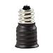 Electop E12 to E14 Socket Adapter Converter,Candelabra E12 Base Convert to European Intermediate E14 Base(5 Pack)