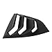 IKON MOTORSPORTS, Window Louvers Compatible with 2016-2021 Honda Civic Sedan, Rear Quarter Panel Window Side Louvers Vent 2PCS ABS
