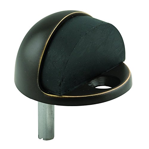 Sentry Supply 658-1024 Door Stop, 1 Inch Reach, Cast Brass, Oil Rubbed Bronze Finish, Floor Mount, Pack of 1