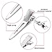 Hicarer 1.75 Inches Single Prong Curl Clips Silver Section Clips Metal Alligator Hair Pins Clips for Hair Extensions (100 Pack)