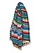 Del Mex Mexican Serape Blanket (X-Large, Teal)