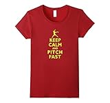 Keep Calm and Pitch Fast Fast Pitch Softball T-shirt