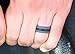 Mens Silicone Wedding Ring Band - ArcRings - (Gray/Black/Gray, 11)