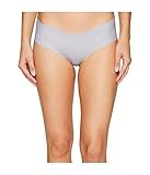 adidas Women's Seamless Hipster Underwear (1-Pack), Grey Static Heather/Matte Silver, Large