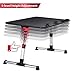 SAIJI Laptop Table Bed Desk, Adjustable Lap Desks Bed Trays for Eating, Foldable Portable Standing Desk, Notebook Stand Breakfast Reading Holder for Sofa Couch Floor (Black)thumb 4