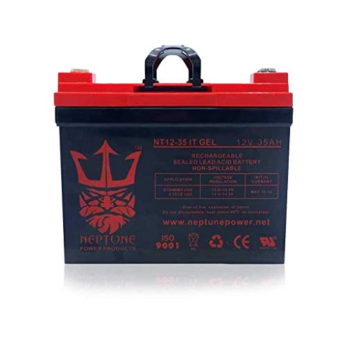 Neptune 12V 35Ah GEL Yamaha Rhino Utility Vehicle UTV Battery - Thumbnail 6