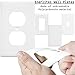 ENERLITES Mid-Size Duplex Receptacle Outlet Wall Plate, Electrical Outlet Covers Plates, Midway Size 1-Gang 4.88