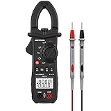 Meterk Digital Clamp Meter 6000 Counts TRUE RMS NCV AC/DC Voltage Auto Range AC Current Clamp Multimeter Capacitance Resistance Frequency Temperature Measure Diode Hz Tester