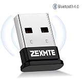 Bluetooth Adapter for PC Bluetooth 4.0 USB Wireless Dongle Compatible with PC Desktop Computer with Windows 10 8.1 8 7 Vista XP, Low Energy Micro Adapter