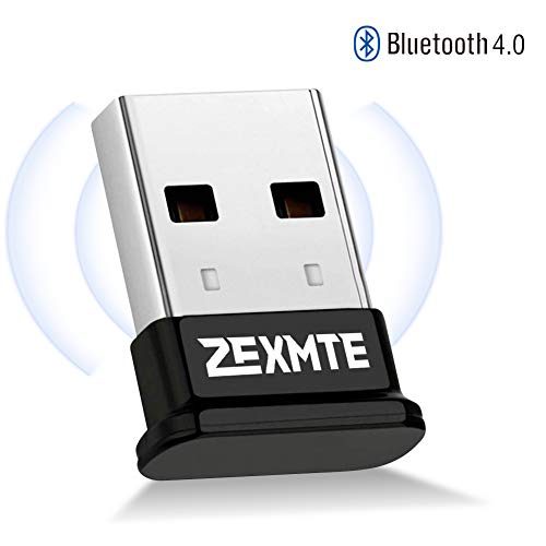Bluetooth Adapter for PC Bluetooth 4.0 USB Wireless Dongle Compatible with PC Desktop Computer with Windows 10 8.1 8 7 Vista XP, Low Energy Micro Adapter