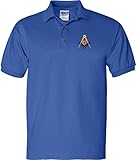 Mason Blue Lodge Polo Golf Shirt