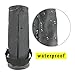 VXAR Rain Shoe Cover Waterproof Overshoe Black 2XL