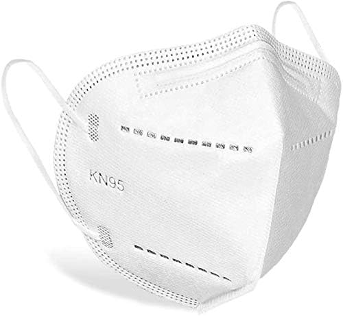 AVHK Face Mask Respirator Filters Anti Pollution Anti Face Cup Mask Respirator with Active Carbon Fold Flat Dust Mask (5pcs)