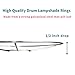 I Like That Lamp Wire Lamp Shade Rings with European Fitter (18” Diameter), Includes 2 Galvanized Steel Silver Drum Rings, Make DIY Table/Floor/Pendant Lamps, Compatible with most IKEA & Target Lamps