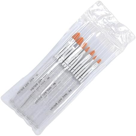 Dolloress Beauty Nail Belleza Uña ⭐15x1x1cm 7PCS Women Gel Nail Brush Nail Tools Brush Set Flower Pen French Phototherapy Pen Dizzy Pen