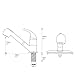 KINGO HOME Single Lever Kitchen Faucet