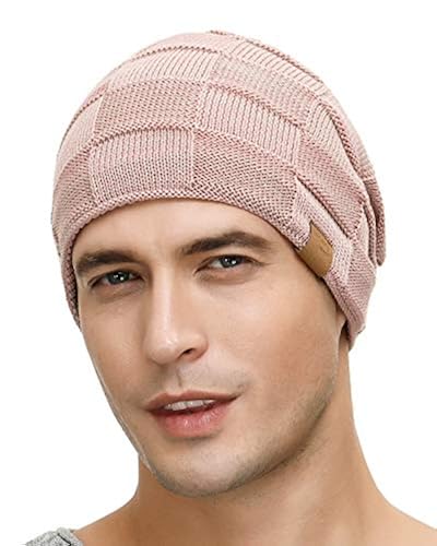 Cool Beanies Mens Lined Knit Warm Thick 