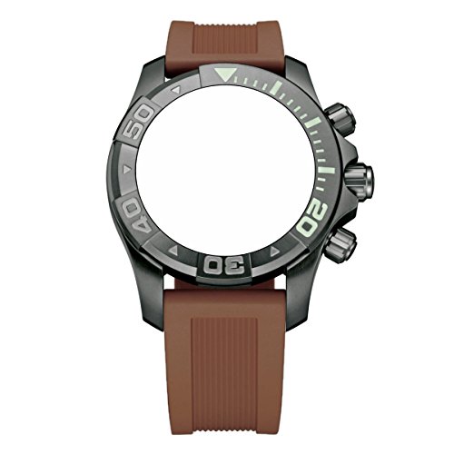 Victorinox Swiss Army Dive Master 500 Brown Genuine Rubber Strap Diver Watch Band 20mm