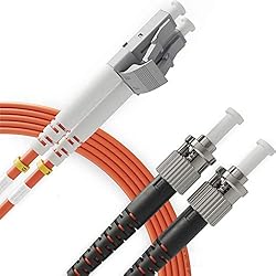 LC to ST Fiber Patch Cable Multimode Duplex - 1m