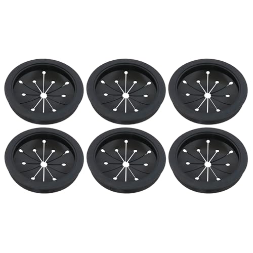 Bedaily 6 Pcs Garbage Disposal Splash Guards Sink Baffle Cover Disposal Replacement 3-1/8 Inch Food Waste Disposal Part Accessories for Insinkerator, for Waste King, for Sinkmaster, for Whirlaway