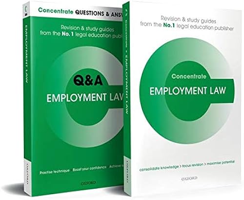 Download Employment Law Revision Concentrate Pack: Law Revision and Study Guide PDF