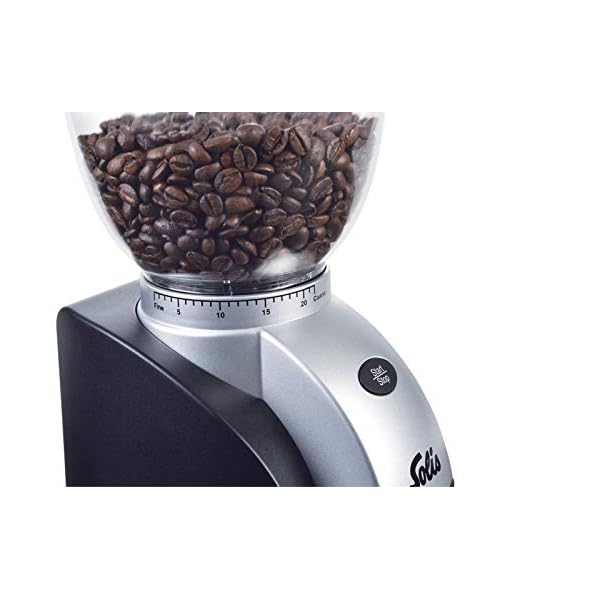 Solis Scala Plus 1661 Kaffeemühle Elektrisch - Coffee Grinder - Espressomühle mit 22 Mahlgradeinstellungen - 250g… – Bild 3