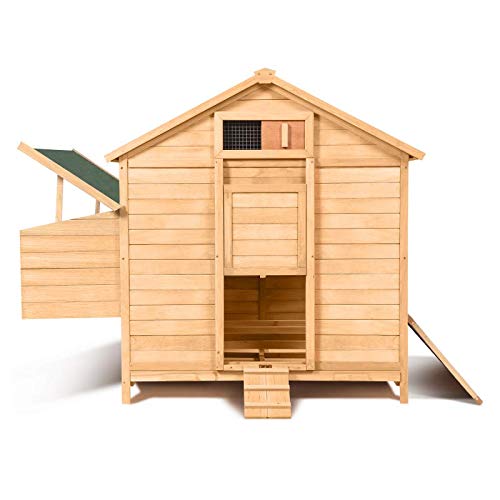 IDMarket - Poulailler Chalet en Bois 15 à 18 Poules avec pondoir