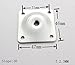 ASIBT Furniture Legs Attachment Plates Industrial Strength Mounting T-Plate 5/16