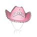 Child Pink Blinking Tiara Cowboy Hat (1 Hat)