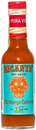 Ricante OG Mango Caliente Hot Sauce, 5-Ounce Bottles (6-Pack)