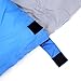 Ohuhu Double Sleeping Bag with 2 Pillows and a Carrying Bag for Camping, Backpacking, Hiking (Blue)