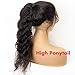 Persephone 180% Density 360 Lace Frontal Wig Pre Plucked with Baby Hair Brazilian Remy Deep Body Wave 360 Lace Human Hair Wigs for Black Women Natural Color 20 Inch