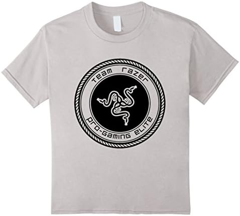 Kids Razer Logo White Esports T Shirt men kid women 2017 4 Silver