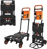 BLACK+DECKER 2-in-1 Sack Truck Trolley 55kg Hand Truck 120kg Platform view 14