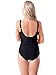 BAWDY Plus Size Swimsuit Women's Sexy 1 Piece Monokini Swimwear,H12849,2XL
