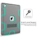 Topsky NTECeaq Shock-Absorption Three Layer Armor Defender Full Body Protective Case for iPad 2, 3, 4 Grey/Green